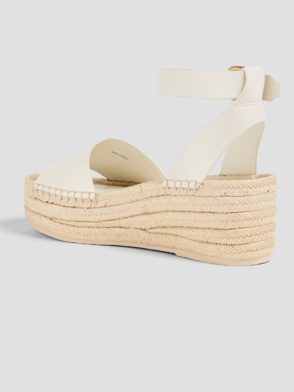 Vince Belisa leather espadrille wedge sandals size us 7 - Picture 3 of 7